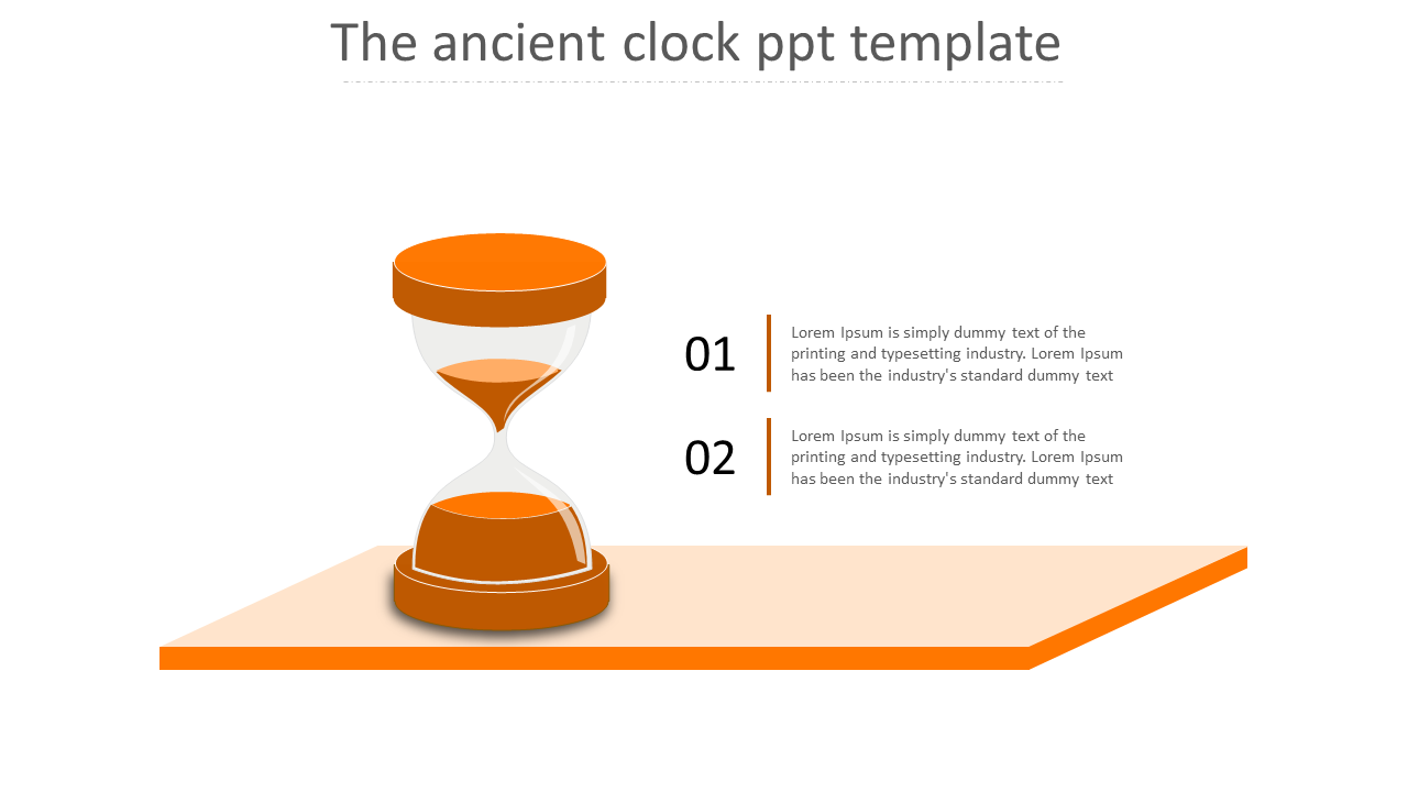Free - Dashing Clock PPT Template Presentation Slides Design